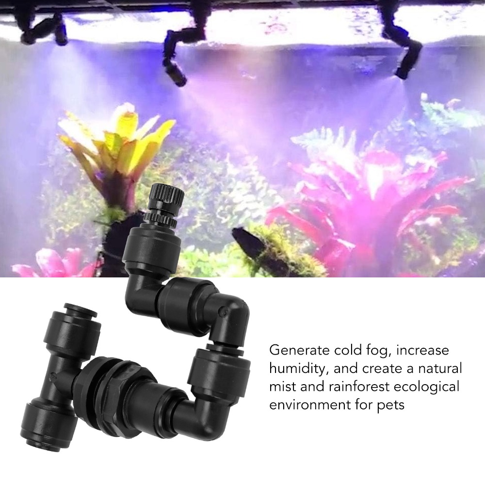 Misting Nozzle Reptile - PP Reptiel Fogger met verstelbare spuitmond,