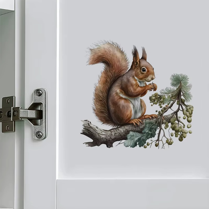 Leuke Eekhoorn Muurstickers Sl - Pvc Panel Background recensie en prijs